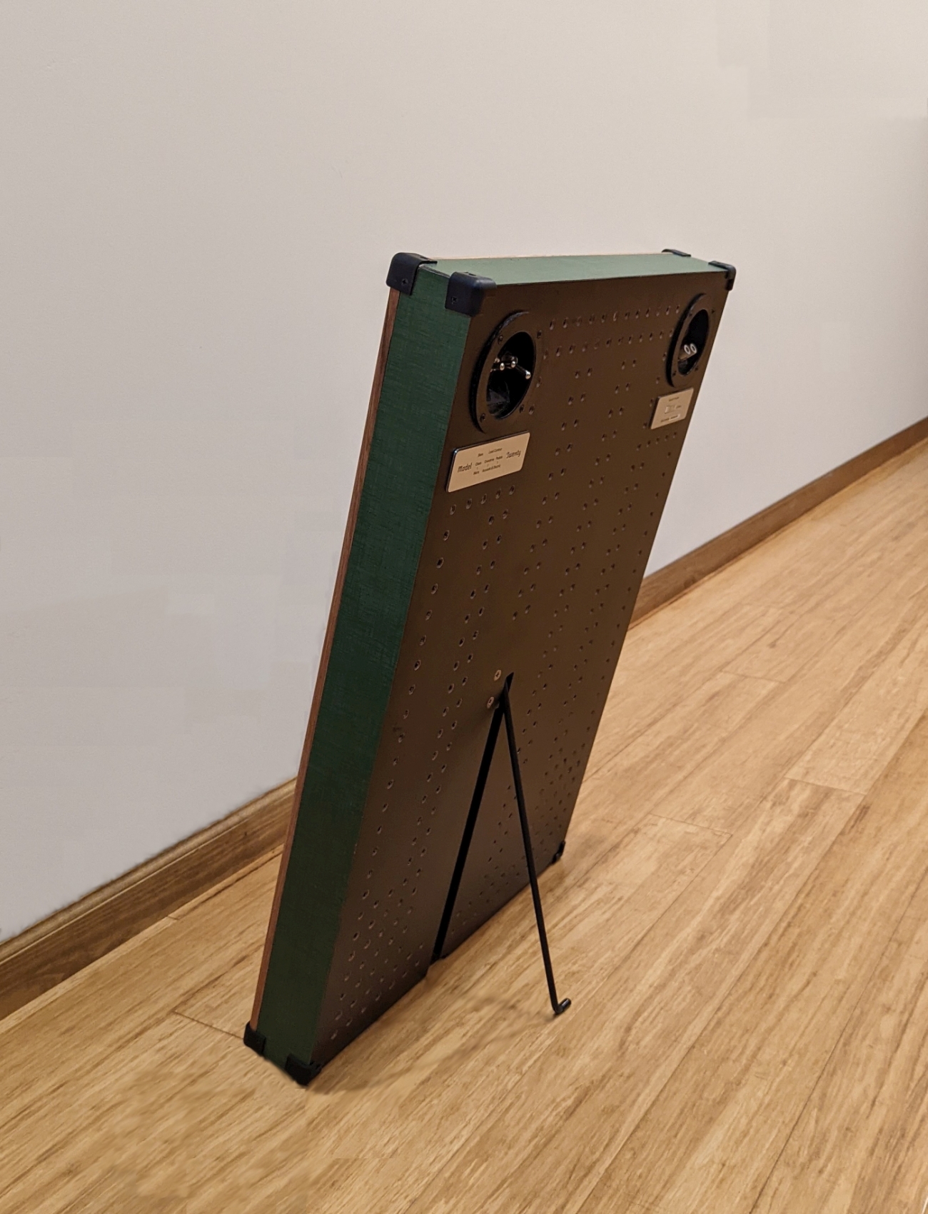 Model Twenty rear view with stand Model Twenty back View